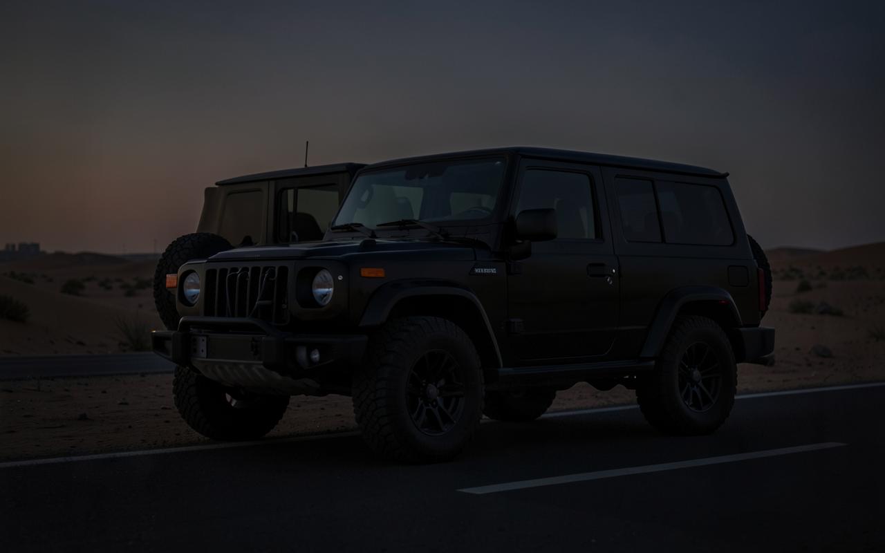 4x4 vehicle from the Modern Travel fleet